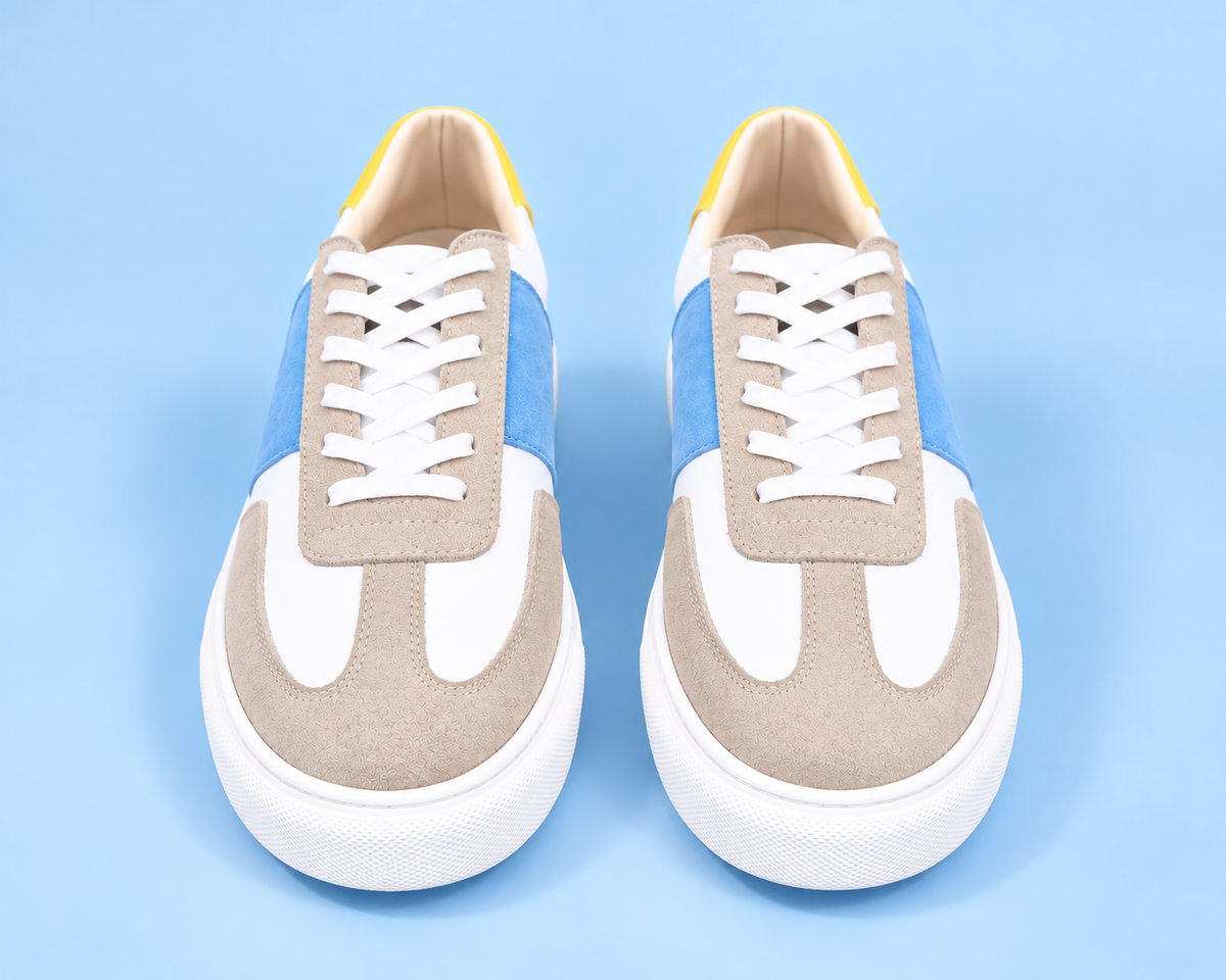 TENIS SPORTS CELESTE /AMARILLO /BLANCO