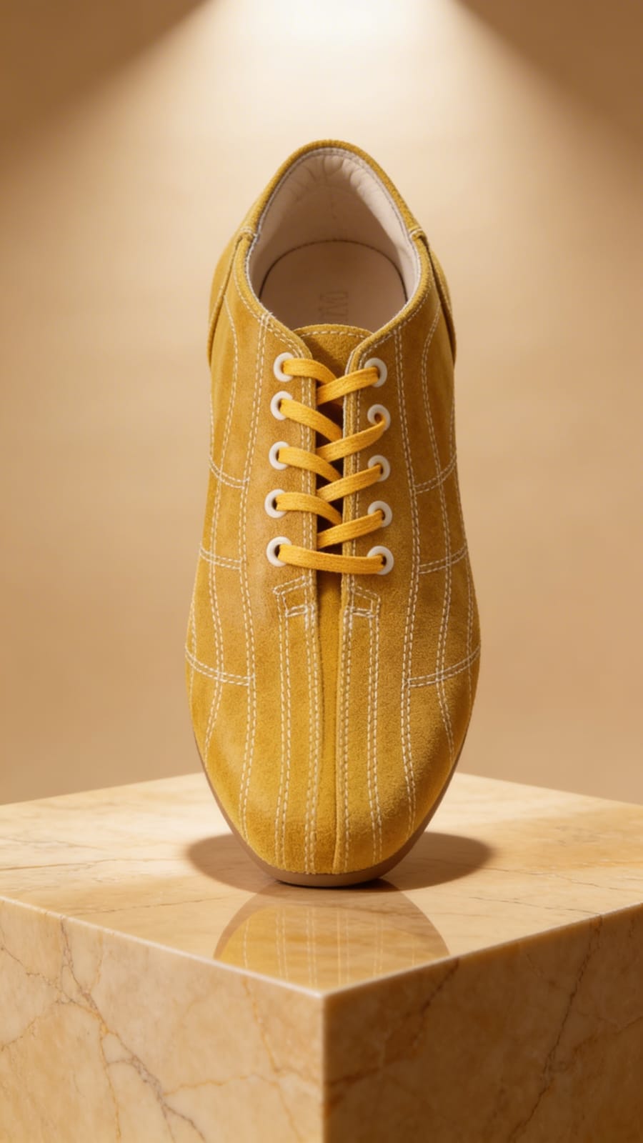 BALETA SARA CRACKEL AMARILLO