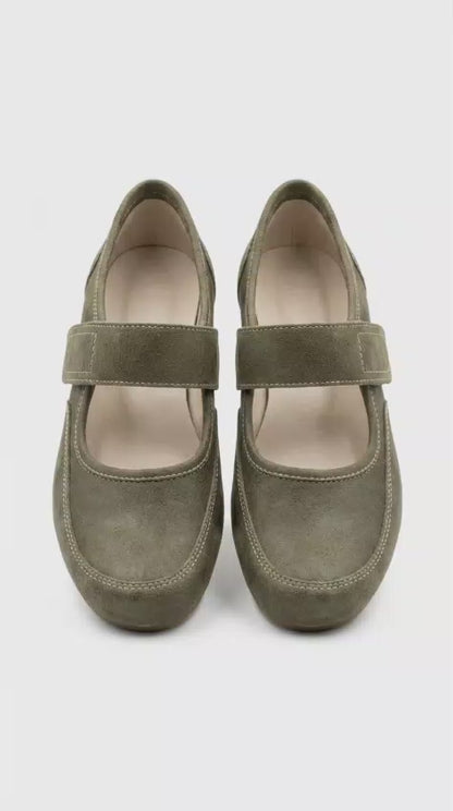 Baletas verde militar crackle